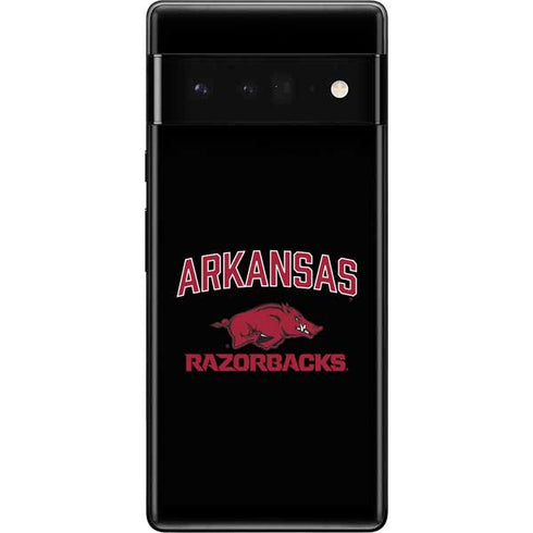 University of Arkansas-Fayetteville Razorbacks Black Google Pixel 6 Pro Skin